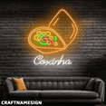 thumbnail image 2 of Craftnamesign Coxinha Neon Light, Brazilian Food Wall Sign, Restaurant Wall Decor, 2 of 5