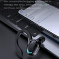 thumbnail image 2 of Auriculares deportivos para juegos con Bluetooth 5,1, auriculares con gancho para la oreja (negro) JM  ER, 2 of 4
