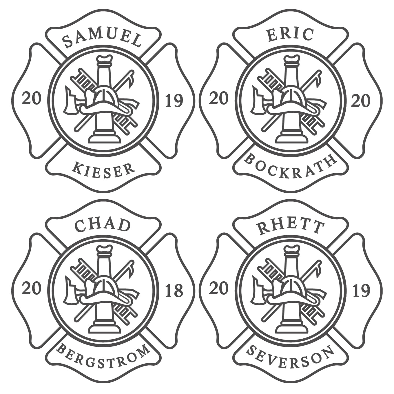 Firefighter Personalized Pint Glass