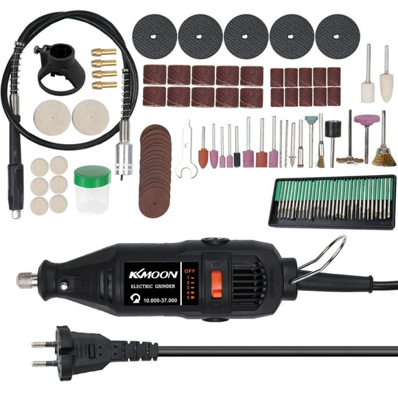 TFixol KKMOON 180W Handheld Electric Grinding Tool Set Mini Portable Rotary Drill Grinder Versatile Cutting Polishing Sanding Machine Bits Engrave Tools Kit with Accessories DIY Kits
