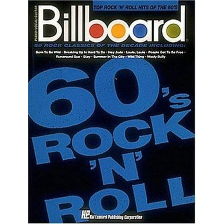 Pre-Owned Billboard Top Rock 'n' Roll Hits Of The 60's (Piano-Vocal-Guitar Series) (Paperback) 0793508312 9780793508310