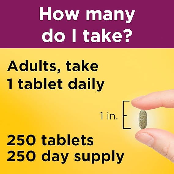 Nature Made Multi Prenatal Tablets - Rich in Folic Acid, Iron & Zinc Value Size 250 Ct