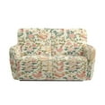 thumbnail image 3 of Xoenoiee Rooster Chicken Floral Print Recliner Loveseat Covers, 6 Pieces Stretch Recliner Sofa Covers for 2 Seat Reclining Loveseat Couch, Furniture Protector with Elastic Bottom for Kids Cats Dogs, 3 of 6