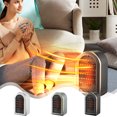 thumbnail image 1 of XWSHYW Electrodomésticos Calentador Ventilador Ambiente Circulación Calefacción Ventilador 2 Patrones 1200W Protección Contra Sobrecalentamiento Personal Piso Pequeño para Oficina En Casa, 1 of 7