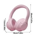 thumbnail image 3 of Clearance! Bluetooth Headphones Earbuds, InsCrazy Head Mounted Wired and Wireless Double Mode Foldable Soft Headband Low Latency High Battery 5.4 Sports Gaming Bluetooth Headphones Earphones, 3 of 7
