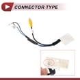 thumbnail image 4 of Cable de Arnés de Adaptador de Cámara de Vista Trasera Único para Toyota 1 Pcs RCA 4 Pin, 4 of 7