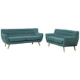 thumbnail image 2 of Modway Remark 2 Piece Living Room Set in Teal, 2 of 6