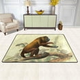 thumbnail image 3 of SKYSONIC Lightweight Soft Area Rugs Vintage Monkey Floor Mat for Kids Playing Room Hardwood Floor Living Room Nursery Rugs, 72x48 inch, 3 of 6