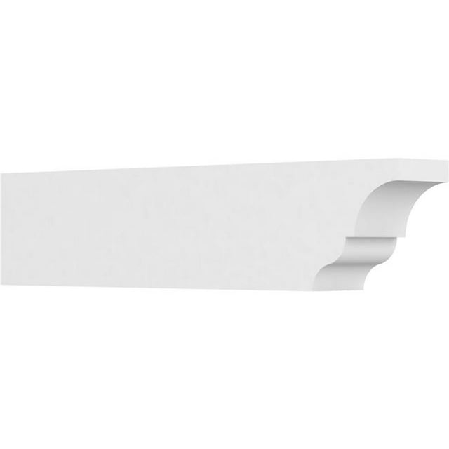 Ekena Millwork RFTP05X08X36ASH 8 x 5 x 36 Po Standard Asheboro Architecture Grade Queue de Chevron PVC