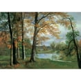 thumbnail image 3 of Bierstadt, Albert 24x18 Black Modern Framed Museum Art Print Titled - A Quiet Pond, 3 of 5