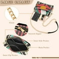 thumbnail image 3 of FORMRS Women Crossbody Purse with Chain Strap Vegan Leather Shoulder Handbag, Geometric Circle, 3 of 7