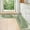 Sage Green, variant on Sage Green Kitchen Mats Set Mats for Floor, Modern Runner Area Rug Floor Mat, 17x30 and 17x47 Inches, Farmhouse Boho Green Kitchen Decor and Accessories, Flower with Words