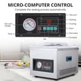 thumbnail image 4 of EDTara Automatic Chamber Vacuum Sealer, Stainless Steel, 10.2" Seal Bar, 260w Power for Commercial and Home Food Packaging, 4 of 8