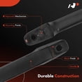thumbnail image 4 of A-Premium Front Left Driver Side Exterior Door Handle with Keyhole Compatible with Chevrolet Tahoe, Colorado, Suburban & GMC Canyon, 2015-2022, Primed Black, Replace# 23253821, 13766293, 4 of 6