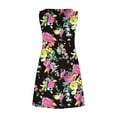 thumbnail image 5 of JINMGG 2024 Summer Clearance Dresses under $10.00 Summer Dresses for Women Beach Floral Tshirt Sundress Casual Pockets Boho Tank Dress, 5 of 5