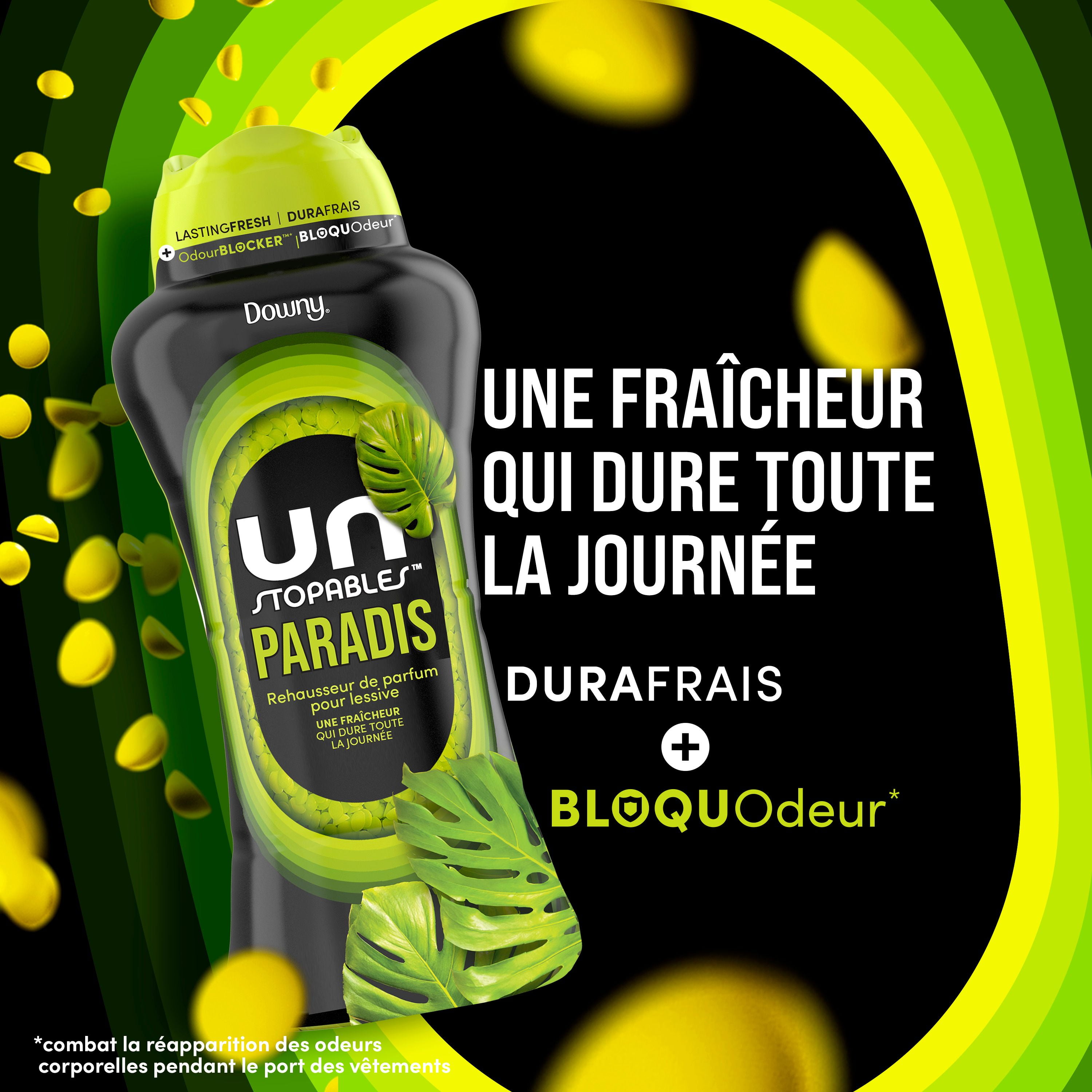 Downy Unstopables In Wash Scent Booster Beads, Paradise Scent, Laundry Beads for Odour Protection, Downy Scent Booster Beads, Laundry Scent Boosters, 680G