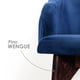 thumbnail image 5 of Silla de GAMUZA London Plus Ilios Innova Minimalista Sillón MODERNO para comedor ESTILO escandinavo color azul marino 58 cm x 55 cm x 94 cm, 5 of 8
