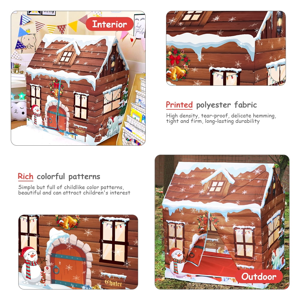Kepooman Play Tent for Kids, Indoor Playhouse Tents with Lifelike House Design, Birthday and Christmas Toy Gift for 3, 4, 5 and 6 Year Old Children Kepooman Play Tent for Kids, Indoor Playhouse Tents with Lifelike House Design, Birthday and Christmas Toy Gift for 3, 4, 5 and 6 Year Old Children