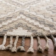 thumbnail image 3 of SAFAVIEH Aspen Caymen Geometric Wool Area Rug, Taupe/Ivory, 5' x 5' Round, 3 of 7