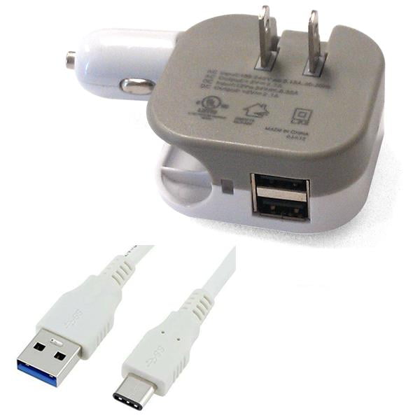 2100 mAh Heavy Duty MultiCharger Micro USB Car and Home Charger for Alcatel U5,A7, IDOL 5, GO