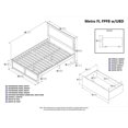 thumbnail image 4 of Leo & Lacey Lit de Plateforme de Rangement Complet Urbain en Caramel, 4 of 4