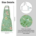 thumbnail image 5 of Hootek 2 Pack Aprons with Pockets, Waterproof Aprons for Women Adjustable Cooking Aprons for Women Kitchen Garden Salon, Green, 5 of 7