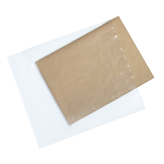 Reusable Plastic Bag for Clothing, Shopping - LDPE Clear Handle Bag - 100 by Infinite Pack