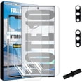 thumbnail image 1 of ccwonima [3+2 3 Packs Hydrogel Film Screen Protector(Not Glass) + 2 Packs Tempered Glass Camera Lens Protector For Samsung Galaxy Note 10, 1 of 1