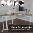 thumbnail image 4 of PROGRESSIVE DESK Electric Standing Corner Ryzer Desk, Adjustable Height L-Shaped Office Desks with Cable Management Grommets, 90"x60", 4 of 8