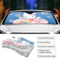 thumbnail image 3 of Hello Kitty Car Windshield Sunshades, Front Windshield Sun Shade, Hardened Sun Visor Shield Cover, Foldable Reflector For Car Truck Suv, Keeps Your Vehicle Cool, 3 of 8