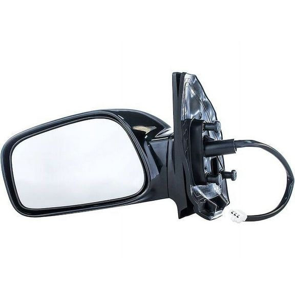 Left Driver Side Power Mirror - Paint to Match - Non-Foldaway - Compatible with 2003 - 2008 Toyota Corolla 2004 2005 2006 2007