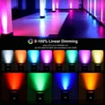 thumbnail image 6 of 6in1 108W Color Mixing Rechargeable LED Uplights, App Control & Sound Activation for Festival Event, 6 of 9