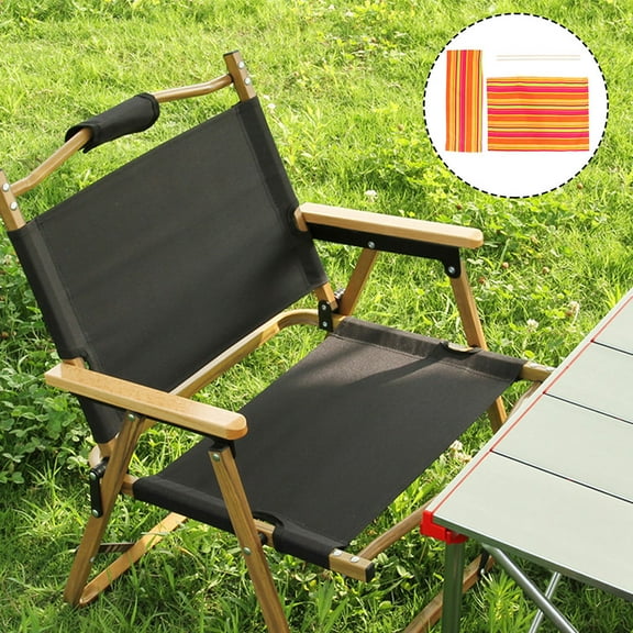 LITINKIMI 1Set Outdoor Directors Chair Canvas Replacement Foldable Comfortable Seat