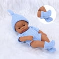 thumbnail image 3 of Chmadoxn Baby Dolls 7-inch Mini Soft Body African American Realistic Doll Cute Best Birthday Gift Set and Baby Toys for 3+ Years Old Kids, 3 of 3