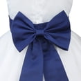 thumbnail image 6 of TiaoBug Flower Girls Wedding Bridesmaid Dress Sleeveless Princess Bowknot Prom Birthday Party Ball Gown Navy Blue 10, 6 of 6
