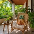 thumbnail image 5 of Simulation Fruit Throw Pillow Kawaii Stuffed Fruit Plush Throw Pillow Decorative Cute Soft Fruit Plush Pillows Cushions for Bed Couch Chair Sofa Home Decor (Ananas), 5 of 6