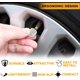 thumbnail image 2 of Tapa de vástago de válvula EcoNour Bling para coches, motos y camiones (paquete de 4), 2 of 7