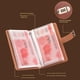 thumbnail image 3 of Libro de ahorro de 100 sobres con bloqueo de contraseña de 3 dígitos, carpeta de presupuesto para gestión de caja, gastos, planificación financiera, 50 páginas de doble cara, 3 of 6
