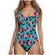 thumbnail image 3 of TaTaai Women's High Cut Backless Bikini, Floral Print Strappy Swimsuit with Non-Wired Removable Padding, Ideal for Beach and Water Recreation Gift, 3 of 6
