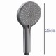 thumbnail image 3 of Cabezal de ducha de mano con 5 modos de pulverización, ajustable, de lluvia, para baño | Ahorro de agua y fácil instalación | 1 pieza, 3 of 9