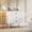 White, variant on White Fluted 3 Drawer Dresser, 31.5 Inch Wide Dresser Nightstand for Bedroom, Modern Wood Chest of Drawers, Large Painted Nightstand with 3 Drawers for Closet, Hallway, Entryway