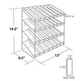 thumbnail image 3 of Four-Tier 28 Compartment Display, 7-Comp per Tier. Dimensions: 12"W x 8.5"D x 14.5"H, 3 of 4