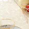 thumbnail image 5 of Waterproof vinyl tablecloths, round heavy duty tablecloths, wipeable tablecloths for kitchen and dining rooms, 5 of 5