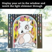 Pokemon Stained Glass Art, (Hardcover)