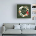 thumbnail image 3 of Tina Mitchell 'Christmas Chestnuts Roasting Wreath' Canvas Art, 3 of 3