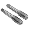 thumbnail image 4 of Thread Tool 2pcs High Speed Steel Straight Flutes Hand Thread Tap Industrial & Scientific Cutting Tools Threading Taps Thread Milling Taps, 4 of 7