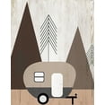 thumbnail image 2 of Quach, Anna 15x18 White Modern Wood Framed Museum Art Print Titled - Adventure Travel I, 2 of 4