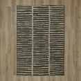 thumbnail image 4 of (2 pack) Mainstays Striped Polyester Indoor Scatter Rug, Dark Grey, 30”x45”, 4 of 11