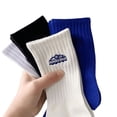 thumbnail image 3 of Calcetines de hombre hasta media pantorrilla, calcetines altos de otoño e invierno para hombre, calcetines de pareja para mujer, medias deportivas de moda para baloncesto, 3 of 3
