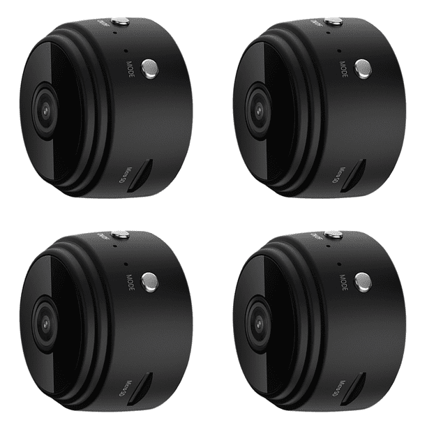 Monitor Cam Night Vision Home Videocámara Visualización Remota Smart Home (Negro)